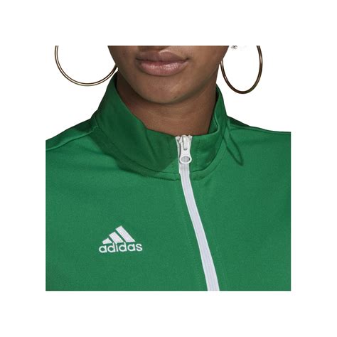 Adidas Entrada Tk Trainingsjacke Damen Gr N Gruen