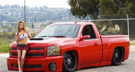 Pin By Christopher Wiggins On Car Girls Single Cab Trucks Chevy Trucks Silverado Lowered Trucks