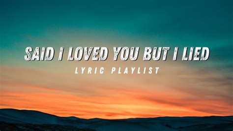 Said I Loved You But I Lied Michael Bolton Lyric Video YouTube