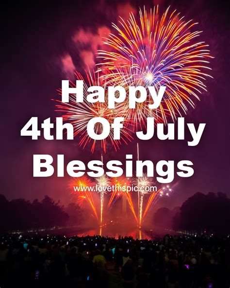 Fireworks In The Sky Happy Th Of July Blessings Pictures Photos