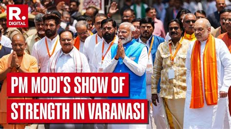 Pm Modi Files Nomination From Varanasi Lok Sabha Seat Today Meets Nda Leaders Election 2024