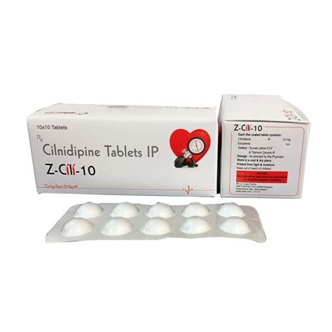 Mg Cilnidipine Tablets Z Cili Treatment Cardio Diabetic