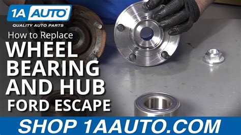 How To Replace Wheel Bearing And Hub 01 12 Ford Escape Youtube