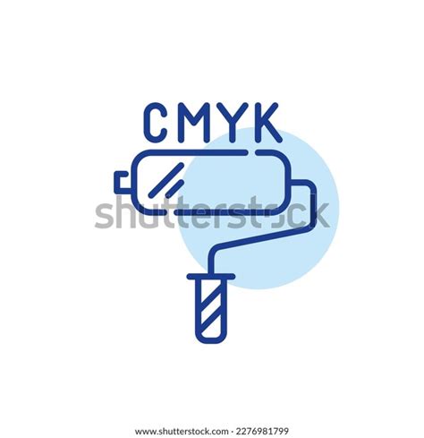 Cmyk Printout Design Color Scheme Paint Stock Vector (Royalty Free ...