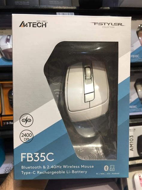 A Tech Fstyler Fb C Rechargeable Bluetooth G Wireless Mouse Icy