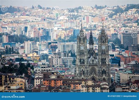 Quito Ecuador City View Editorial Photography Image 41631202