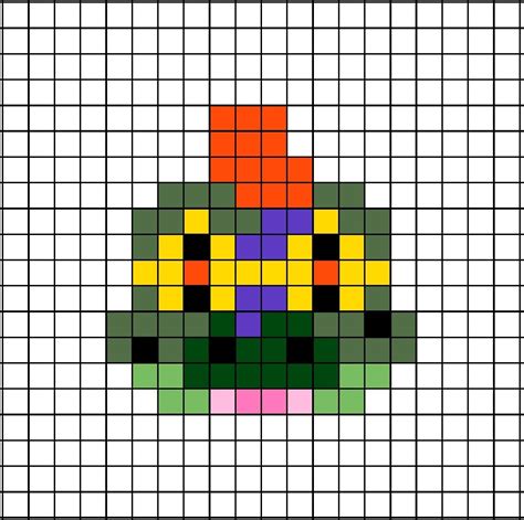 Montgomery Gator Fnaf Security Breach Perler Bead Design 1212 Artofit