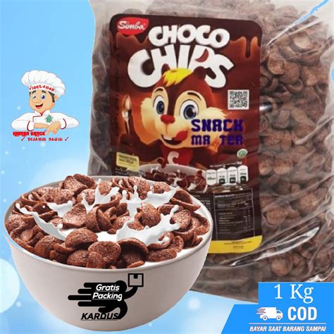 Jual 1Kg Koko Krunch COKLAT CHOCO CHIPS SIMBA Makanan Ringan Jajanan