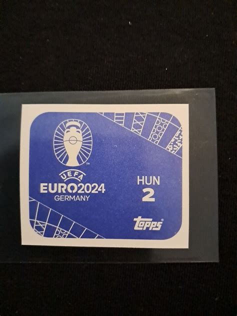 Sticker Topps Euro Germany Dominik Szoboszlai Hun Captain Foil