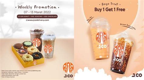 Promo Jco 9 Maret 2022 Donuts Iced Jcoccino Chocolate And Beli 1 Gratis