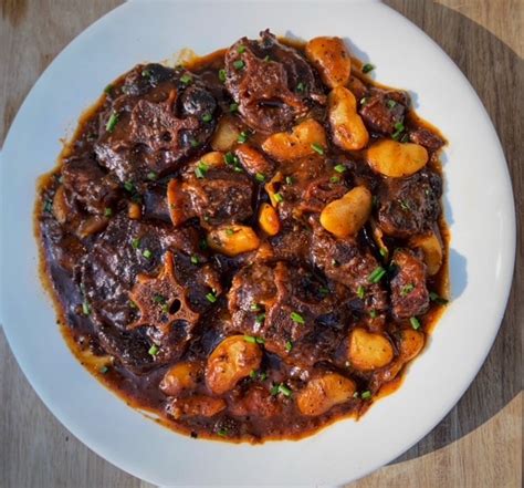 Jamaican Oxtail Recipe Oxtail Stew Jerk Tavern