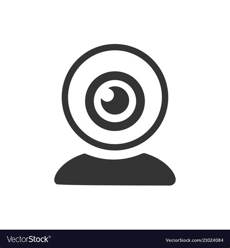 Webcam Icon Royalty Free Vector Image Vectorstock