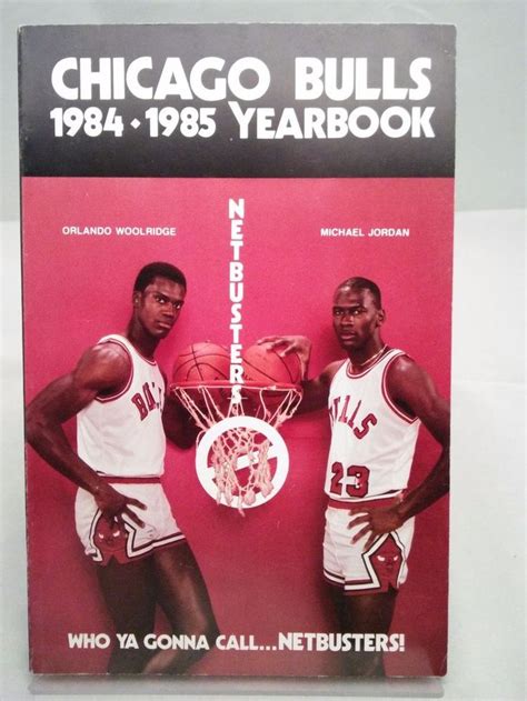 Chicago Bulls Yearbook Michael Jordan Rookie Year Michael