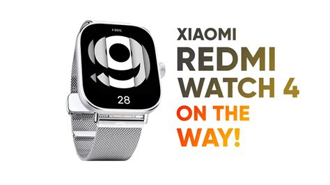 First Smartwatch Running Xiaomi Hyperos Redmi Watch Xiaomi Watch