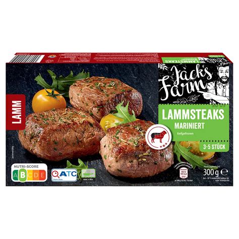 JACKS FARM Lammsteaks 300 g Mariniert ALDI SÜD