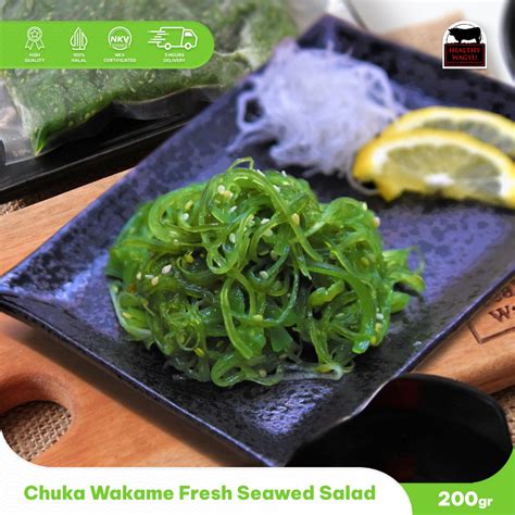 Jual Chuka Wakame Fresh Seaweed Salad Rumput Laut Gr Healthy Wagyu