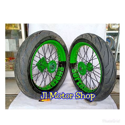 Jual Paket Velg Custom Supermoto Super Moto KLX 150 D Tracker 150 Plus