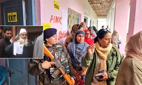 Polling Peaceful In Srinagar Lok Sabha Constituency Provisional