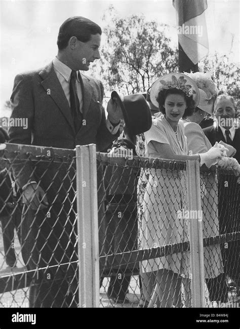 Princess Margaret and Group Captain Peter Townsend photographed at ...