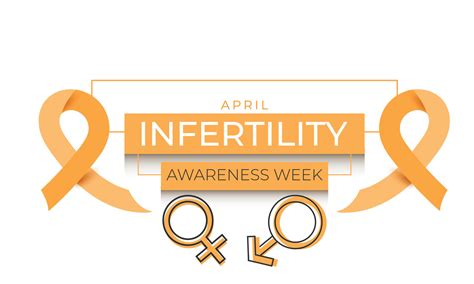 National Infertility Awareness Week Background Banner Card Poster Template Vector