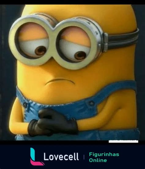 Figurinha Minion Triste Para WhatsApp Lovecell