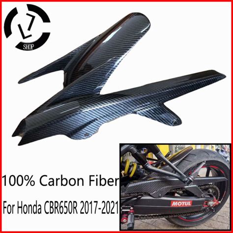 Yv5hka Motorcycle Parts 100 Carbon Fiber Fairing Rear Fender Chain