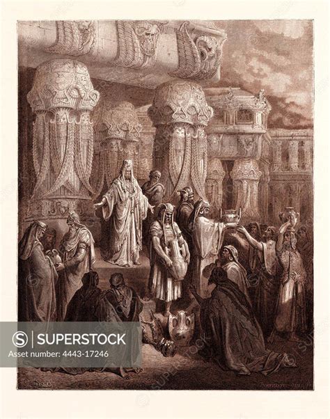 CYRUS RESTORING THE VESSELS OF THE TEMPLE BY GUSTAVE DOR Dore 1832