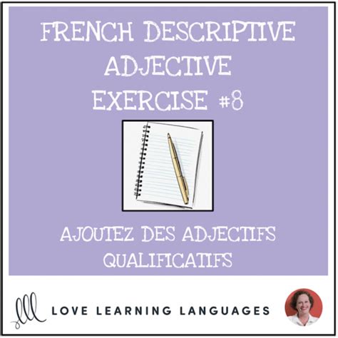 French Descriptive Adjectives Exercise 8