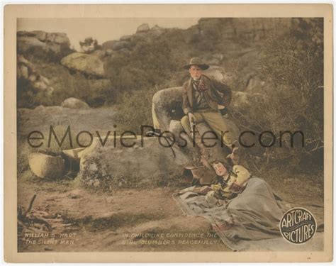 EMoviePoster 8z1356 SILENT MAN LC 1917 Tough Cowboy William S