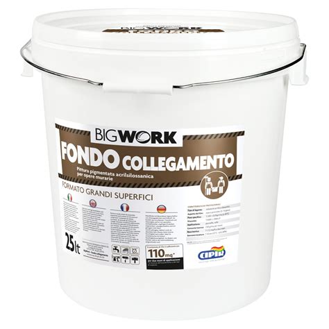 FONDO COLLEGAMENTO BIGWORK CIPIR 25 l ACRILSILOSSANICO ESTERNO 4 5 m²