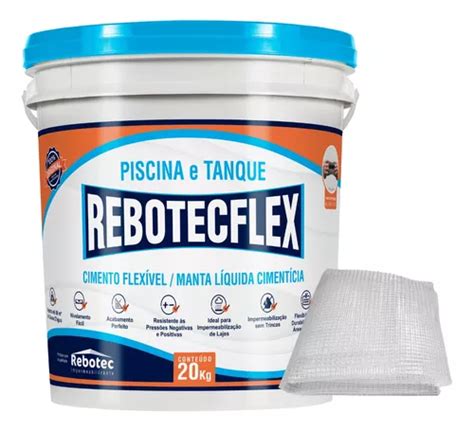 Rebotec Flex Piscina Kg Kg Mts De Tela Poli Ster Frete Gr Tis