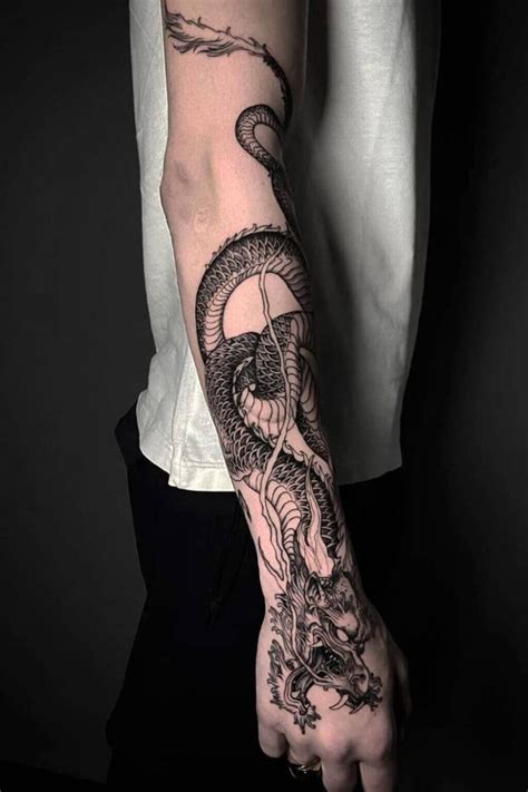 Forearm Tattoos For Men Cool Designs And Ideas Dragon Tattoo