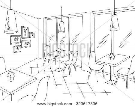 Cafe Interior Graphic Vector Photo Free Trial Bigstock