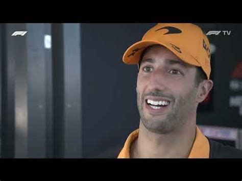 Daniel Ricciardo Post Race Interview F Italian Grand Prix Youtube