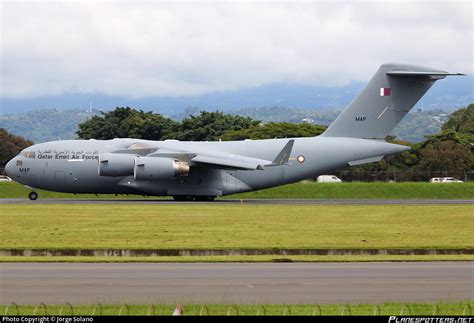 A Map Qatar Emiri Air Force Boeing C A Globemaster Iii Photo By