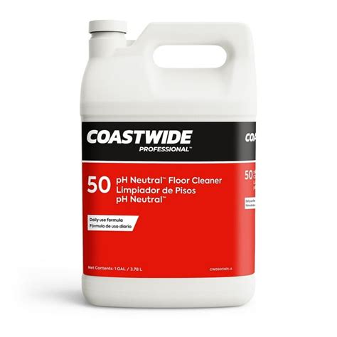 Coastwide Professional Floor Cleaner Ph Neutral 378l128 Oz 4carton Cw360001 A