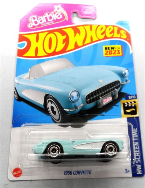 Hot Wheels Screen Time Barbie 1956 Corvette 9 10 Walmart