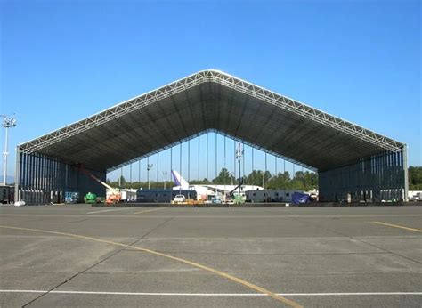 Steel Space Truss Aircraft Hangar Prefab Galvanized Steel Structure - Buy Steel Space Truss ...