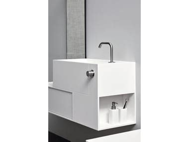 Unico Wall Mounted Corian Washbasin By Rexa