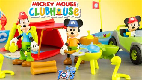 Mickey Mouse Clubhouse Camping Playset With Goofy Review Toys For