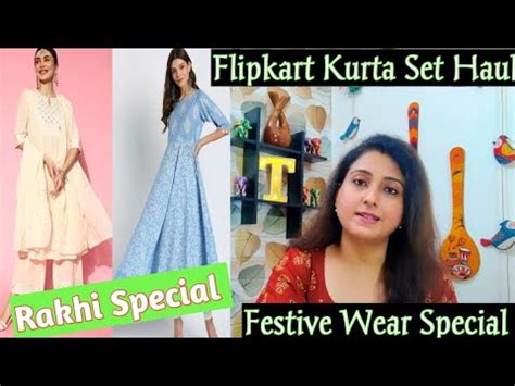 Flipkart Haul Festive Wear Kurta Set Haul Kurti Haul Teej