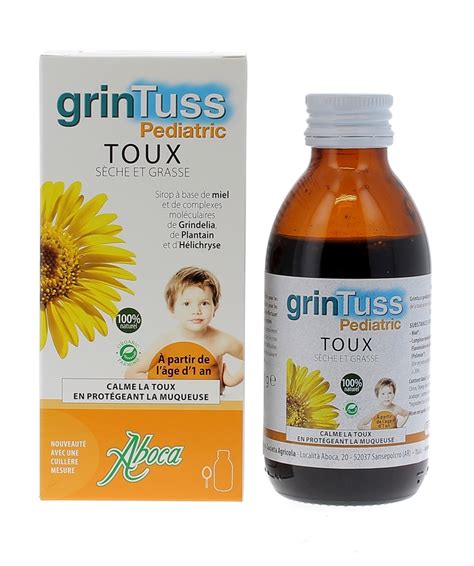 Grintuss Pediatric Toux S Che Et Grasse Aboca Un Sirop Naturel