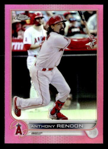 2022 Topps Chrome Pink Refractor 126 Anthony Rendon For Sale Online