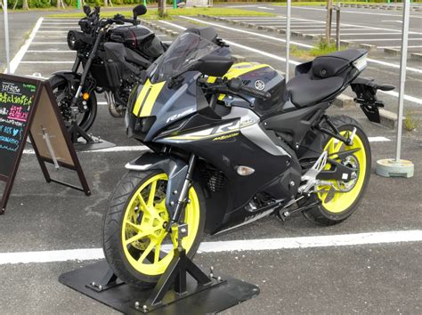 Japan News Yamaha Xsr125 Yzf R125 And Mt 125 Are Exhibited Astride