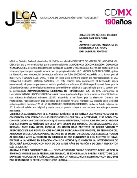 Introducir 48 imagen modelo de audiencia de conciliación Abzlocal mx