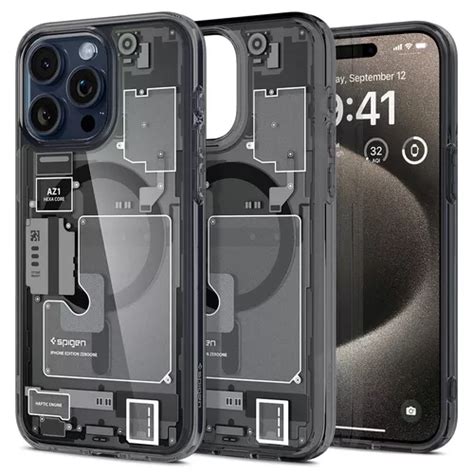 Case Funda Spigen Ultra Hybrid Zero One Para IPhone 15 Pro Max Color