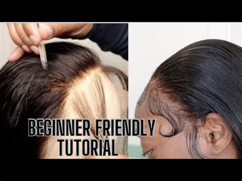 How To Customize A Wig For Beginners In Bleach Tint And Pluck