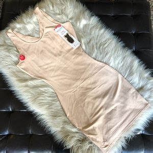 Spanx Red Hot Intimates Sleepwear Spanx Reversible 2way Neckline Tank Slip Large Poshmark