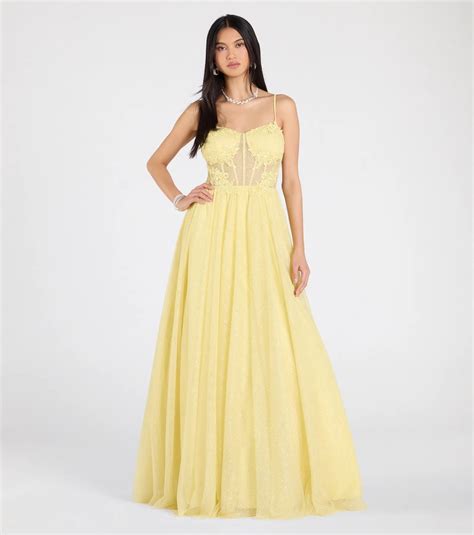 evening dresses yellow 8