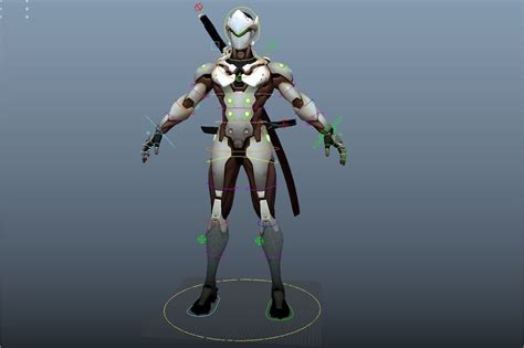 Overwatch Genji Maya Rig 3d Model Cgtrader